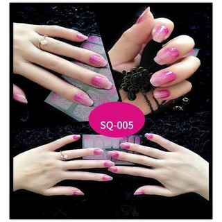 Miếng dán móng tay Silicon - Nail Wraps (14 miếng dán khô)