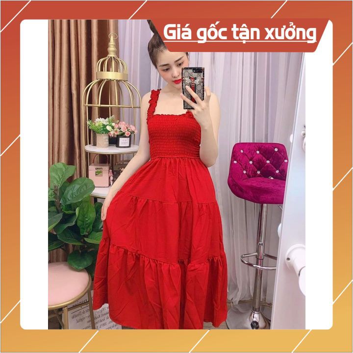 Đầm Maxi dài ❤️Mẫu mới❤️Giá Gốc Tận Xưởng❤️ Maxi 2 dây màu siêu kẹo ngọt, xinh xắn, thời trang, hàng đẹp xuất shop