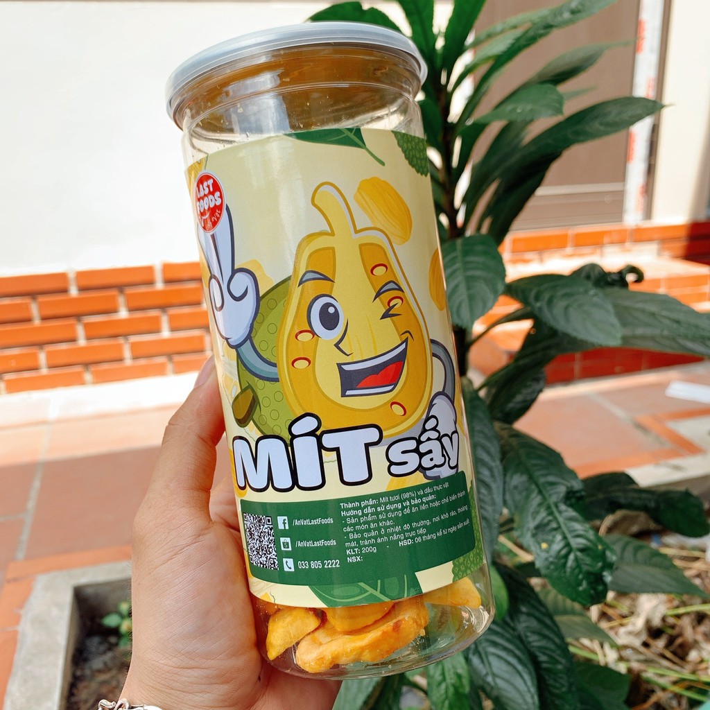 Mít sấy 200g hũ pet tiện lợi ,ăn vặt LASTFOODS Hà Nội với các mẫu đồ ăn vặt các miền đầy đủ hương vị thơm ngon giá rẻ