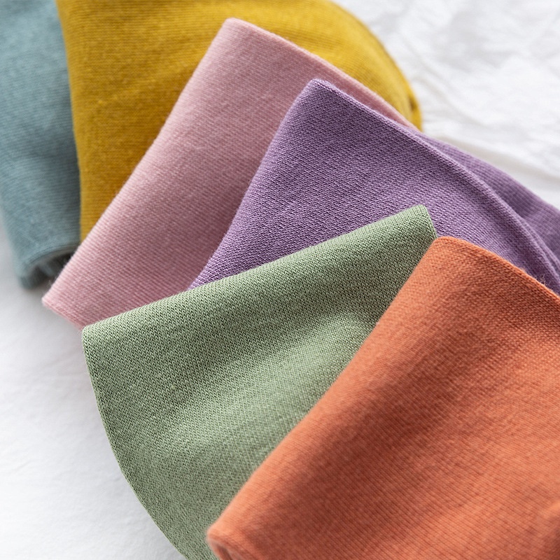 Tất Vớ Nữ Cổ Ngắn Basic, Cotton Co Giãn, Trơn Unisex Nhiều Màu Thoáng Khí Chống Hôi Chân Xuất Nhật - Misushop