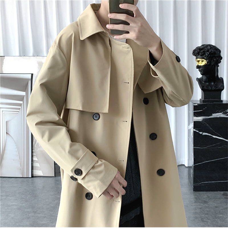 Áo khoác dáng dài thời trang cổ điển cho nam
