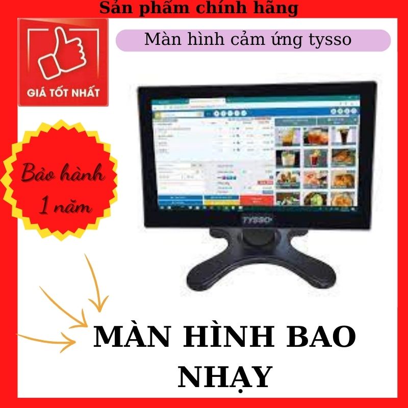 Màn hình cảm ứng tysso 15 inch - màn hình cảm ứng điện dung- mới 100% - bảo hành 12 tháng.