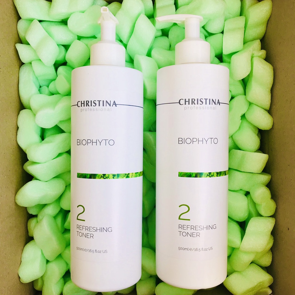 Nước hoa hồng làm sạch, cân bằng pH - Christina Biophyto 2 Refreshing Toner - 100ml