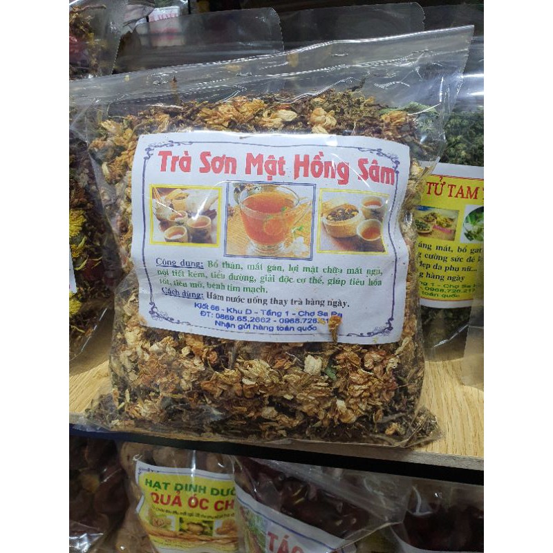 [ 500g ]TRÀ SƠN MẬT HỒNG SÂM