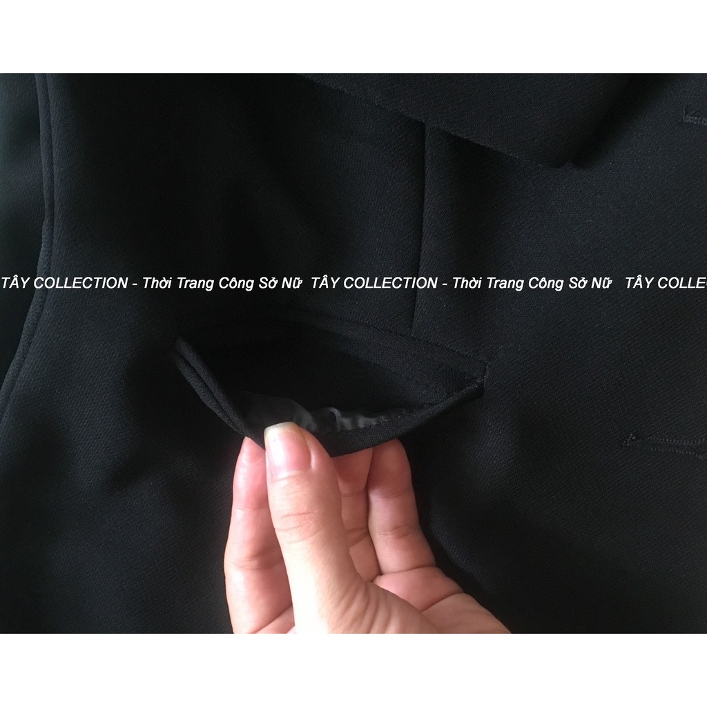 Bộ vest chân váy công sở 2 lớp cao cấp TÂY COLLECTION, vải đẹp, may kĩ, mặc tôn dáng và thanh lịch | BigBuy360 - bigbuy360.vn