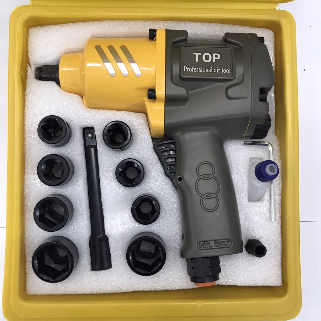 Máy Siết Mở Bulong Dùng Hơi LION KING TOP - Lực Siết 1200Nm - Made in Taiwan