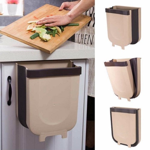 Thùng Rác Gấp Gọn Thông Minh, Treo Cửa Bếp Cửa Tủ Tiện Lợi