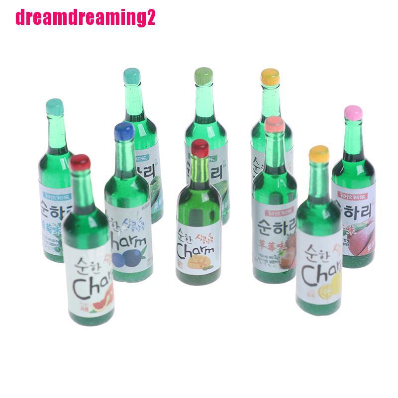 Set 10 Mô Hình Ly Rượu Vang Tỉ Lệ 1: 12 Trang Trí Nhà Búp Bê