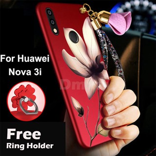 For Huawei Nova 3i 3 case lovely flower Soft Silicone Tpu phone cover cases