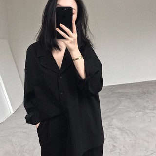 < FREESHIP > Sơmi Đen Vải Lụa [ Form UNISEX ]