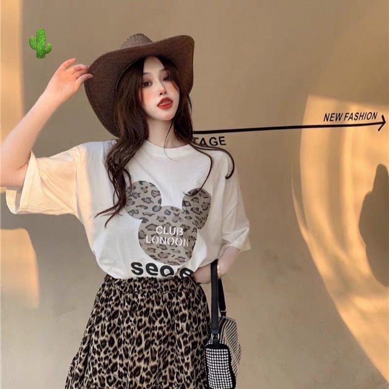 Set bộ xinh phôi váy đốm pc