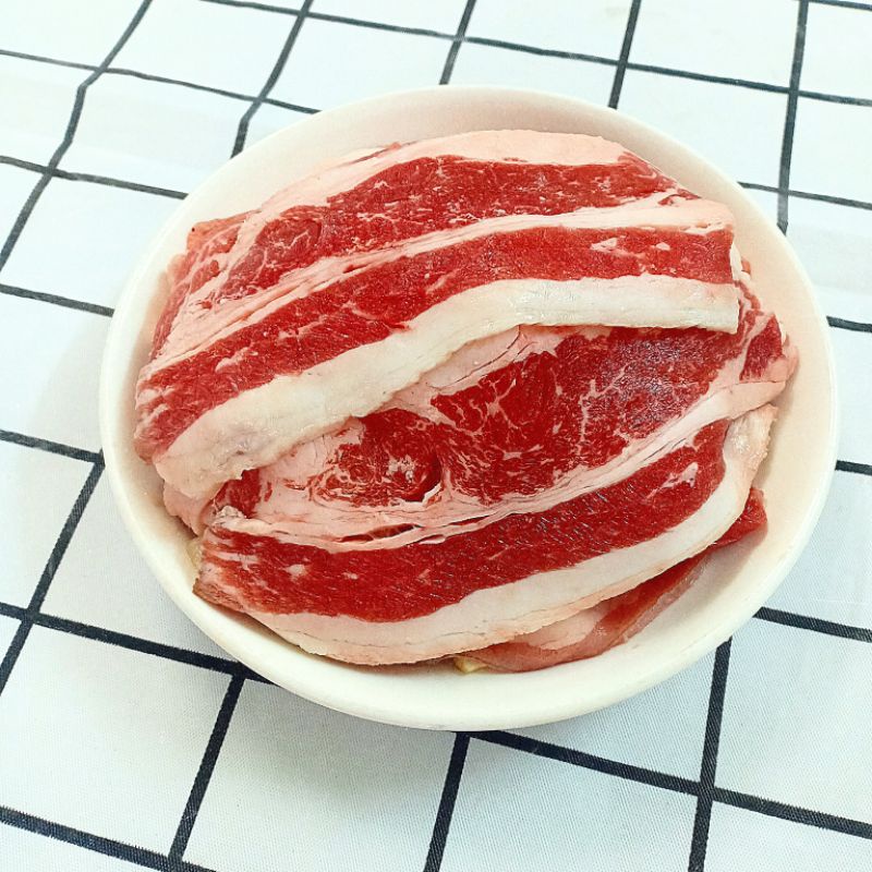 Ba chỉ bò Mỹ cắt lát loại ngon
