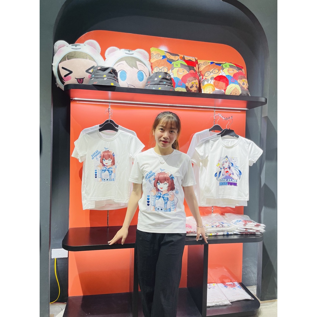 Áo Hero Team đầy đủ nhân vật màu trắng, áo thun hero team chất liệu cotton, co giãn thoáng mát dành cho bé