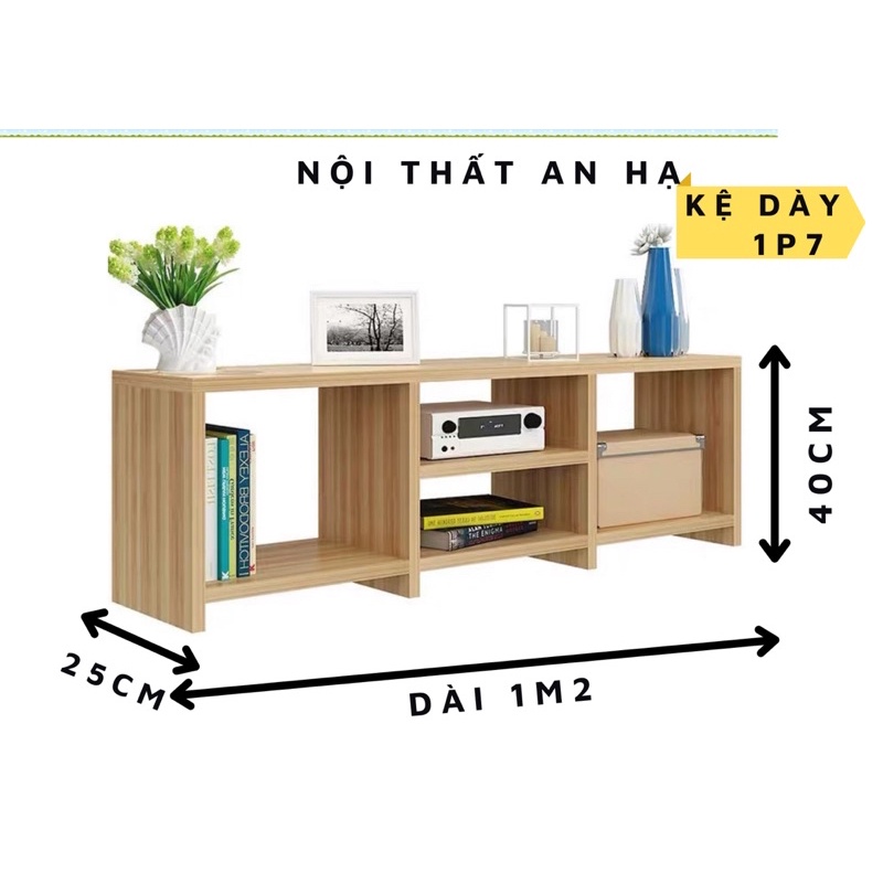 Kệ ti vi phòng khách Nội thất An hạ dài 1m2x40x25cm dày 1p7