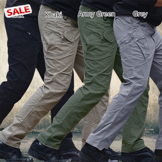 Quần dài có túi hộp phong cách tác chiến chống mòn thoải mái | BigBuy360 - bigbuy360.vn