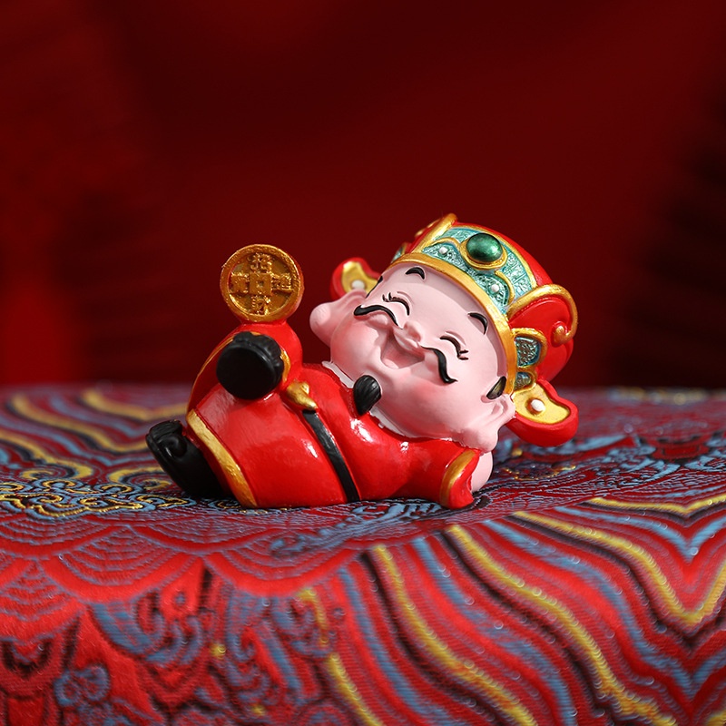 Tượng ông thần tài hũ vàng nhiều kiểu dáng ý nghĩa tài lộc may mắn, đặt bàn làm việc, trang trí nhà cửa-Go Home