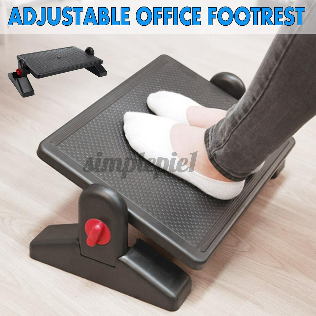 Ghế kê chân để dưới bàn làm việc chiều cao điều chỉnh được nhỏ gọn tiện dụng dùng trong nhà/văn phòng