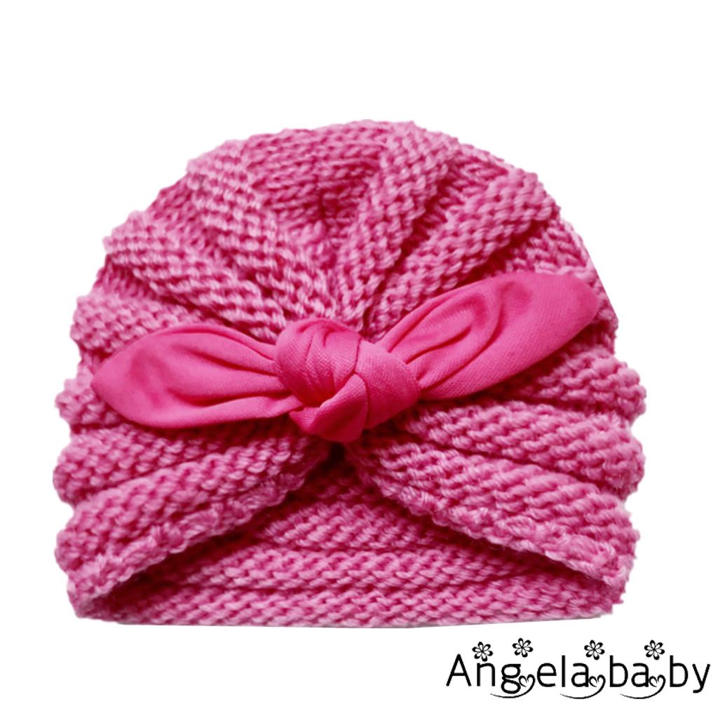 Mũ dệt kim beanie ấm áp cho bé trai và bé gái