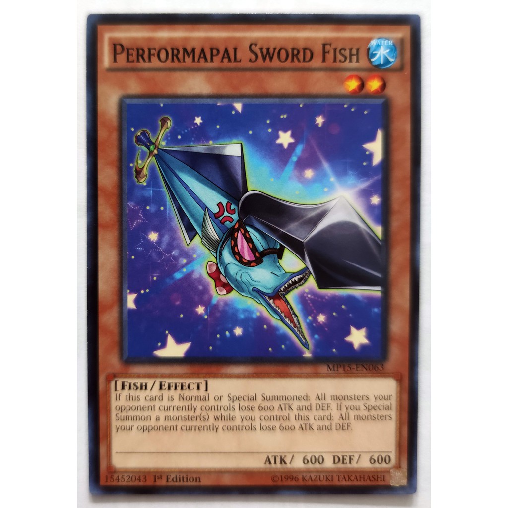 [Thẻ Yugioh] Performapal Sword Fish |EN| Common (ARC-V)