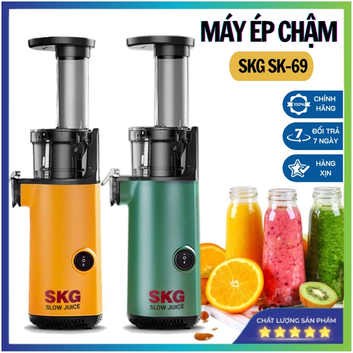 Máy Ép Chậm SKG SK-69 Hiệu Quả Cao , Ép Hoa Quả, Rau Củ, Đạt 97% Nước (Bảo Hành 2 Năm)