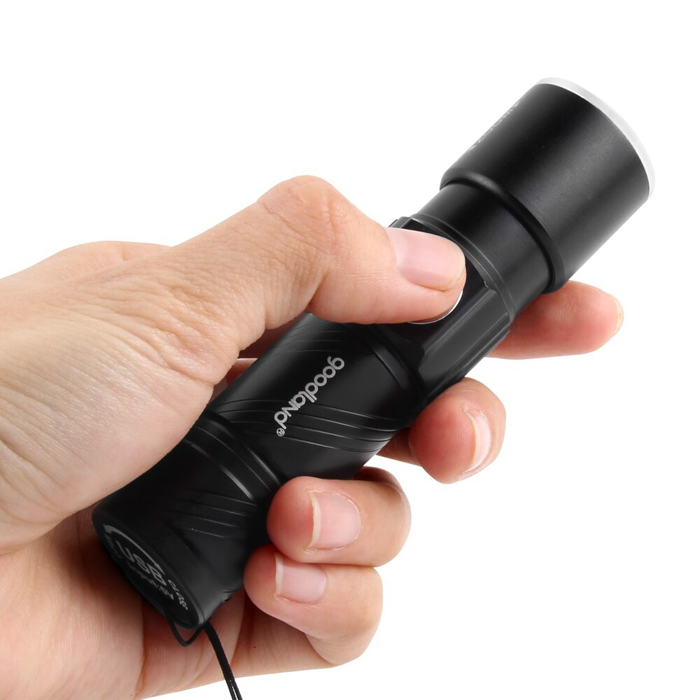 ĐÈN PIN MINI FLASHLIGHT USB CREE Q5 có cổng sạc USB