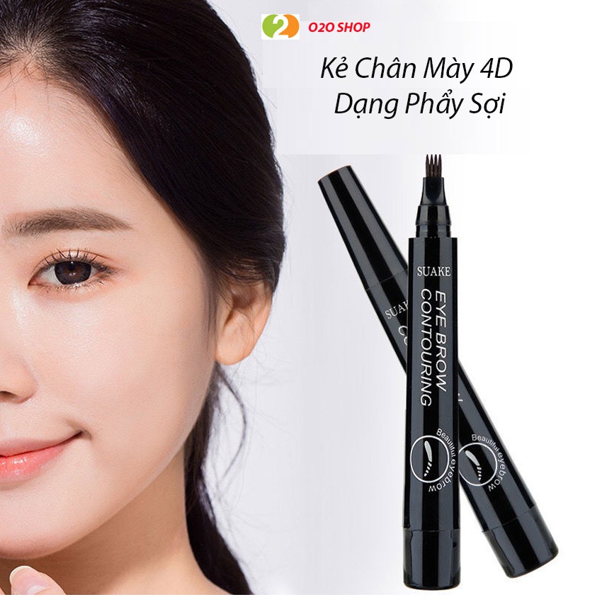 Bút Kẻ Chân Mày 4D Suake Dạng Phẩy Sợi Chất Lượng Cao - Chống Mồ Hôi – O2O Shop