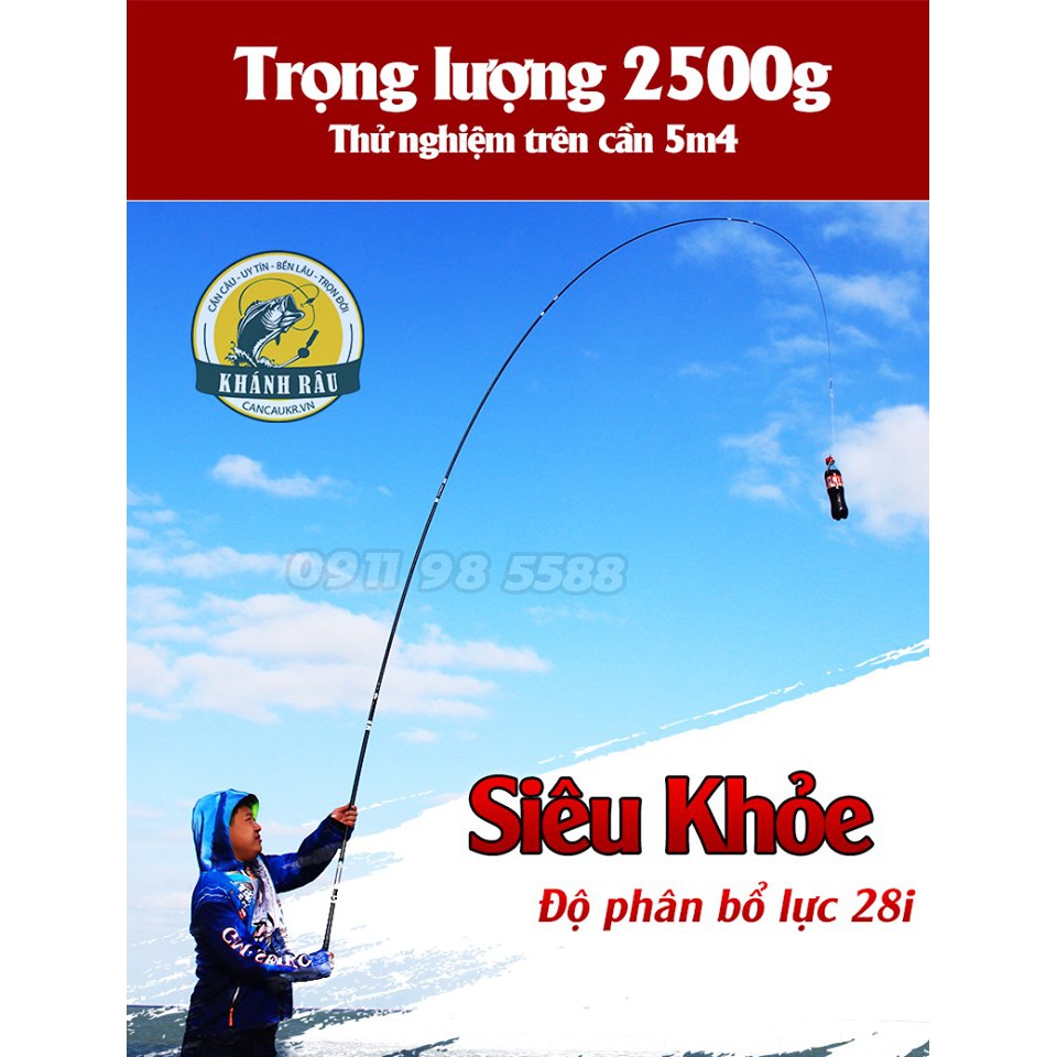 Cần Tay Tải Tĩnh 2.5KG GAMA-SEIKO Hắc Long 4H Chính Hãng