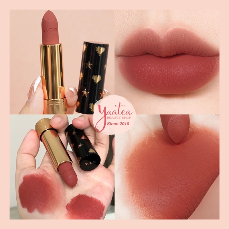 Son Gucci vỏ đen Holiday 2021 Rouge À Lèvres Mat Lipstick Limited | BigBuy360 - bigbuy360.vn
