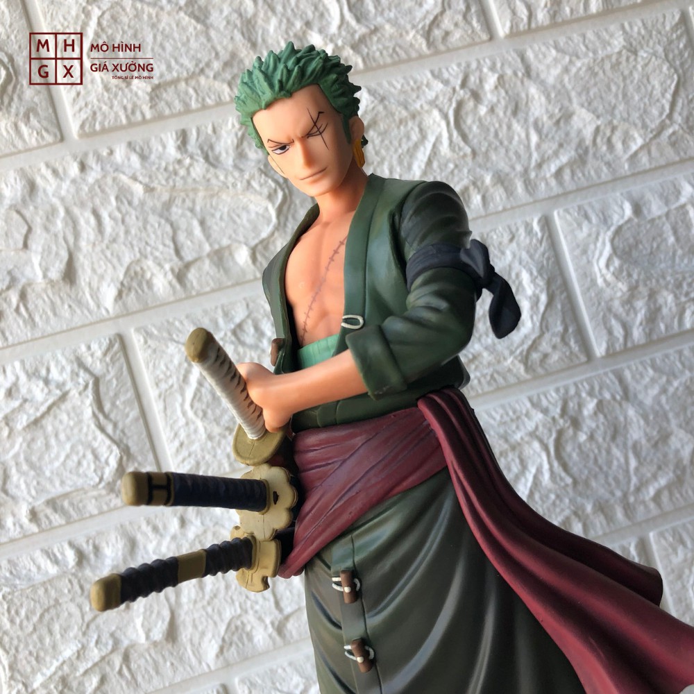 Mô hình One Piece Zoro Grandista cao 28cm , figure one piece roronoa zoro , mô hình giá xưởng
