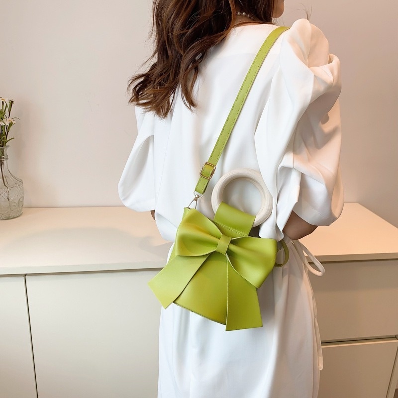 Túi Đeo Chéo Vai Thắt Nơ Phong Cách niche Mới 2022 GYLXB293