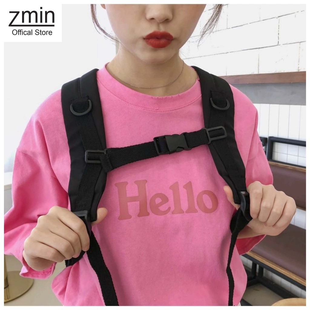 Balo đi học thời trang Zmin, chống thấm nước đựng vừa laptop 14inch, A4-Z111