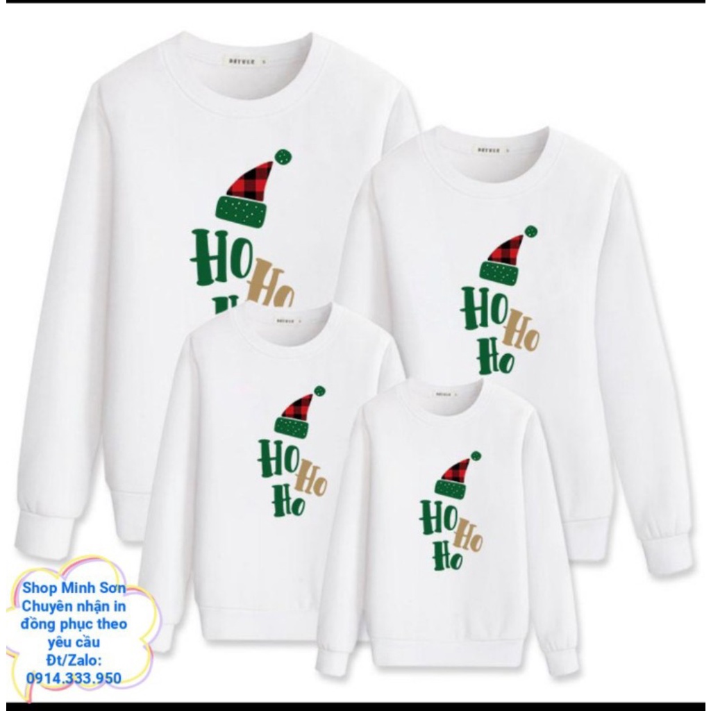 ☃ 🎄☃ ÁO NỈ BÔNG SWEATER, ÁO NỈ ĐÔI LOẠI 1 ĐỦ MÀU ĐỦ SIZE