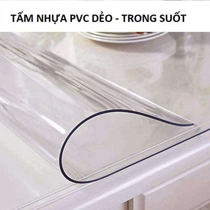 Tấm nhựa PVC trong suốt dày 0.3mm - 70k/m