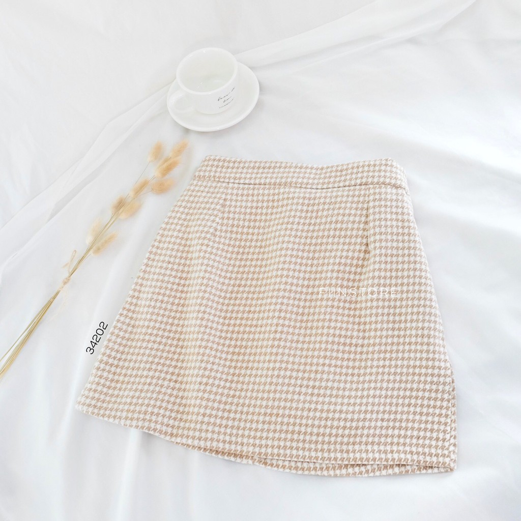 [Mã FAXANH55 giảm 10K đơn 50K] Chân váy dạ họa tiết màu - Made by Fiin | BigBuy360 - bigbuy360.vn