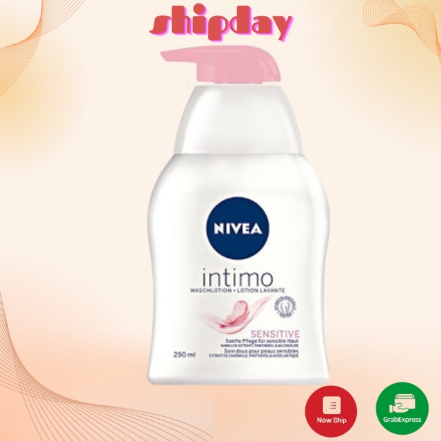 [Nắp Hồng] Dung dịch vệ sinh phụ nữ Nivea intimo 250ml