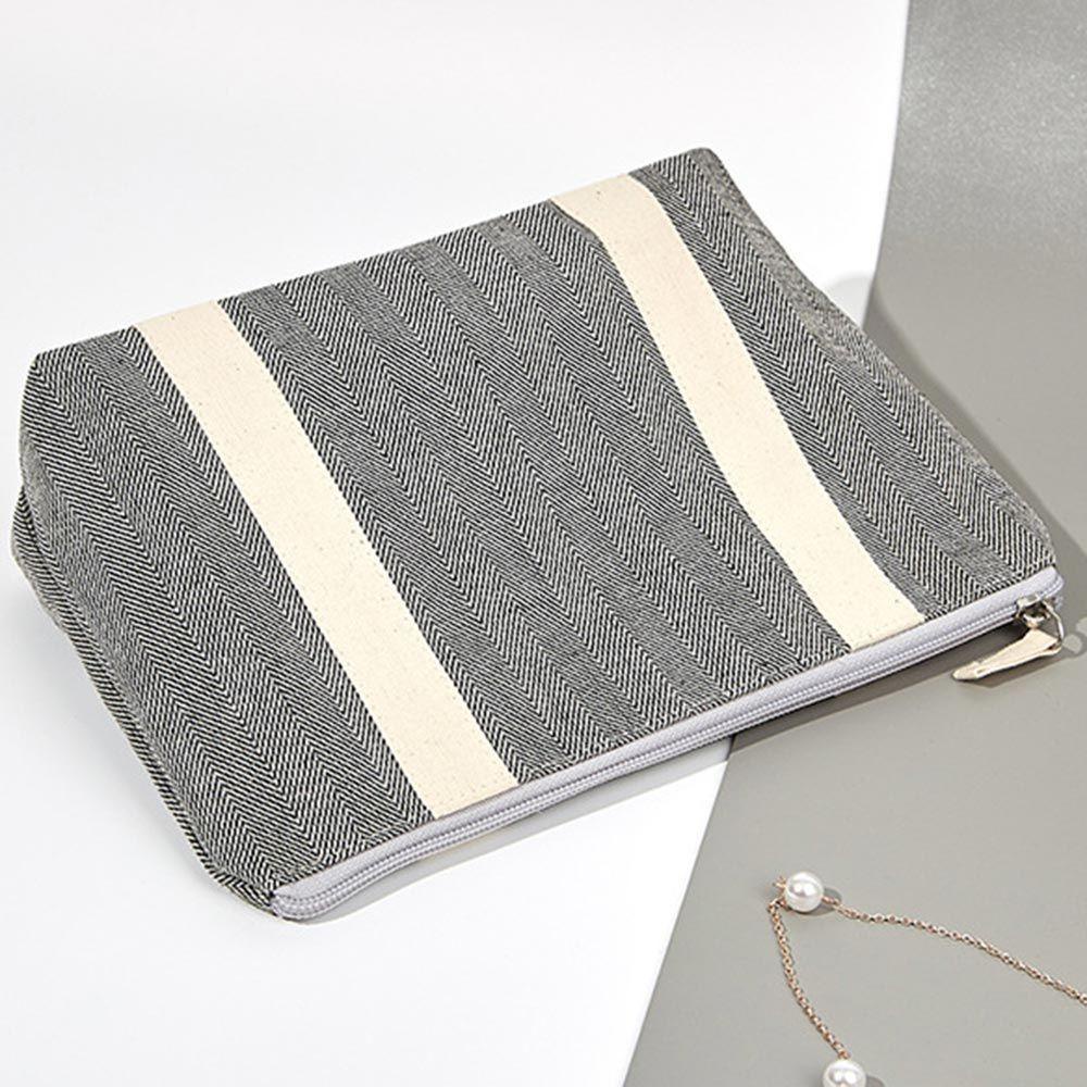 MIHAN1 Túi Canvas Đựng Mỹ Phẩm Cỡ Lớn Tiện Lợi Khi Đi Du Lịch