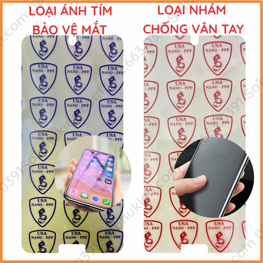 Dán cường lực Sharp AQUOS Sense 5G  dẻo nano chống bể, chuẩn cường lực 9H+
