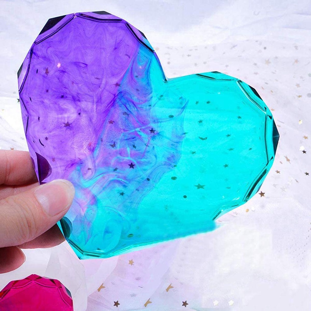 Khuôn Silicone Làm Tấm Lót Cốc Bằng Resin Thủ Công Trang Trí Nội Thất