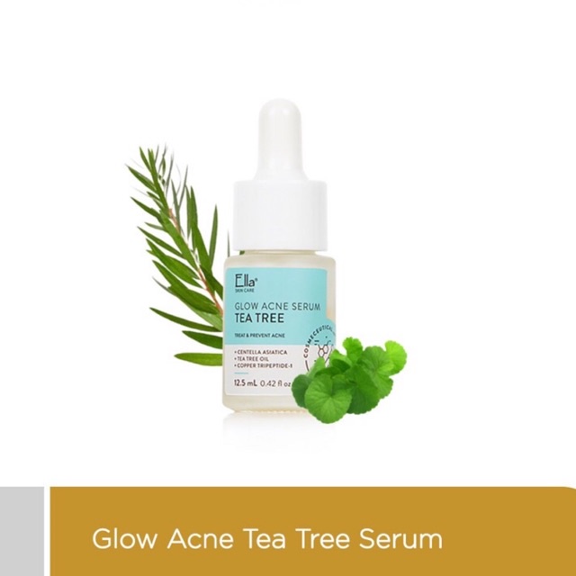 Serum cây trà trị mụn phát sáng