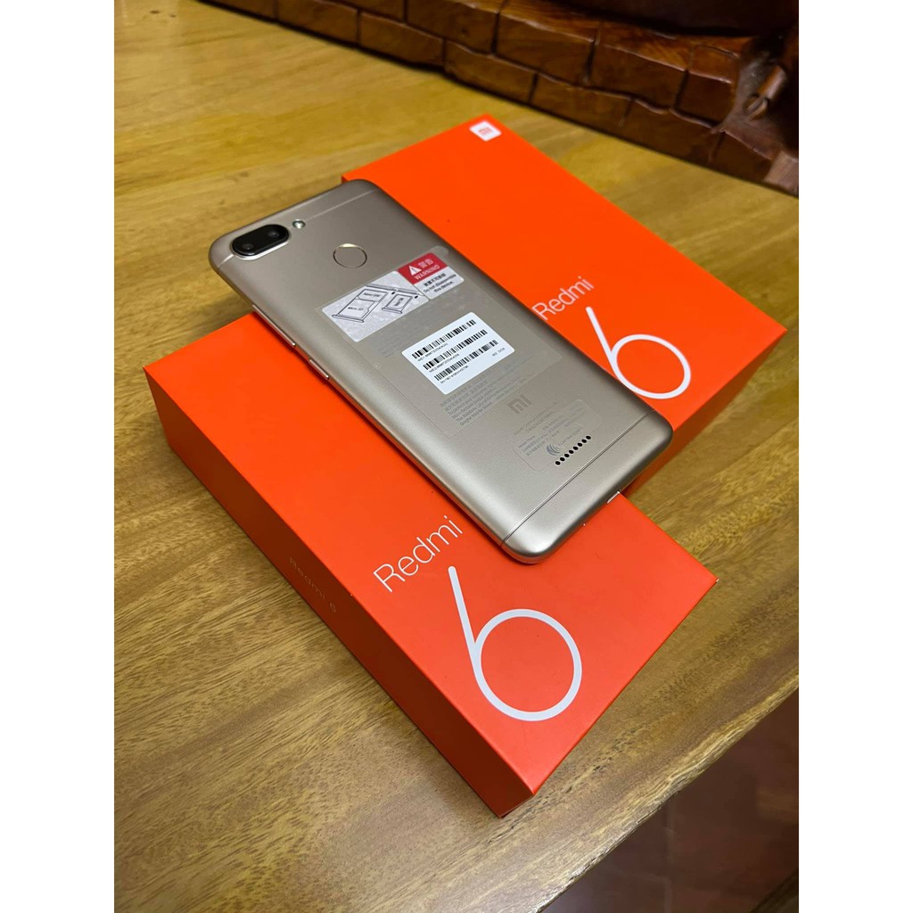 điện thoại Xiaomi Redmi 6 2sim ram 3G/32G mới Chính hãng, Tiếng Việt, VÂN TAY, Chiến PUBG/Liên Quân | BigBuy360 - bigbuy360.vn