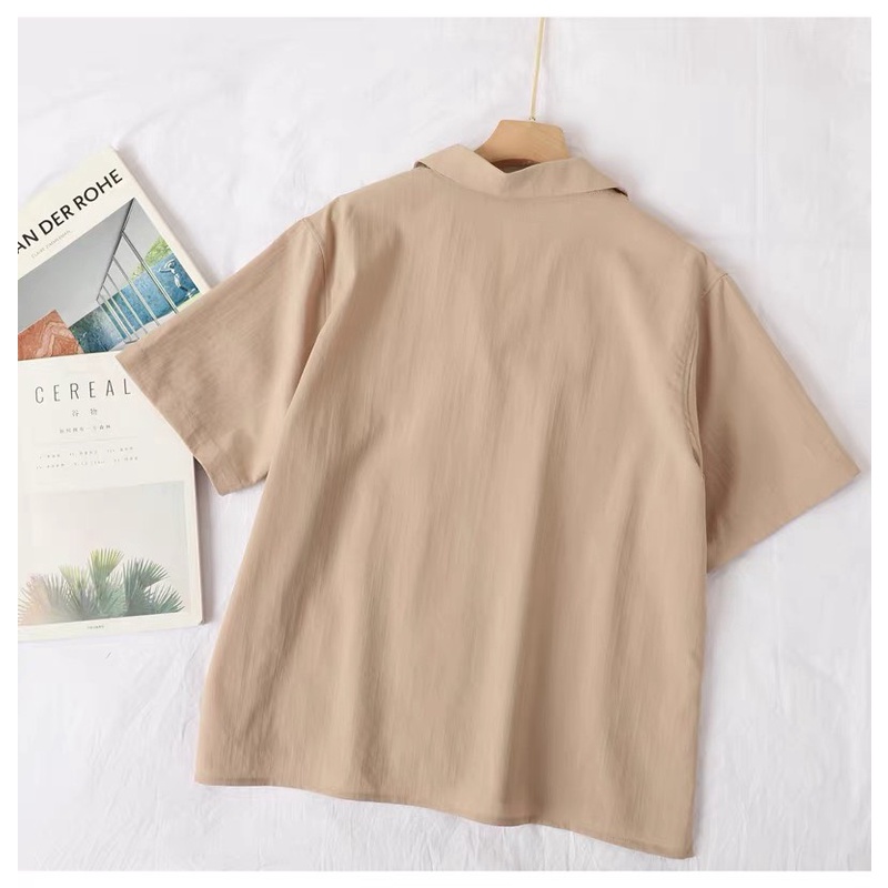 Áo sơ mi đũi phong cách hàn quốc bigsize 87 kg _ áo sơ mi ngắn tay công sở SMĐ