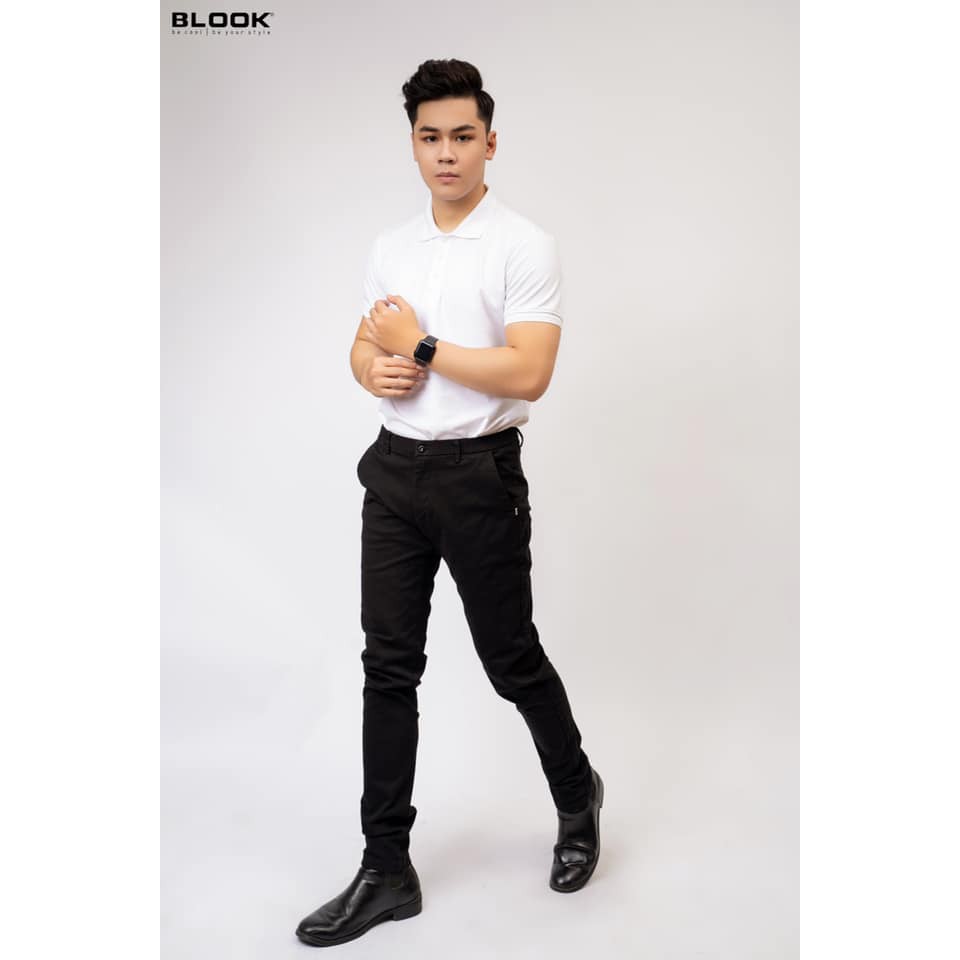 Áo thun polo nam BLOOK cổ bẻ basic vải thun cá sấu Cotton co giãn bền màu thêu logo đơn giản trẻ trung 8 màu 32083 | BigBuy360 - bigbuy360.vn