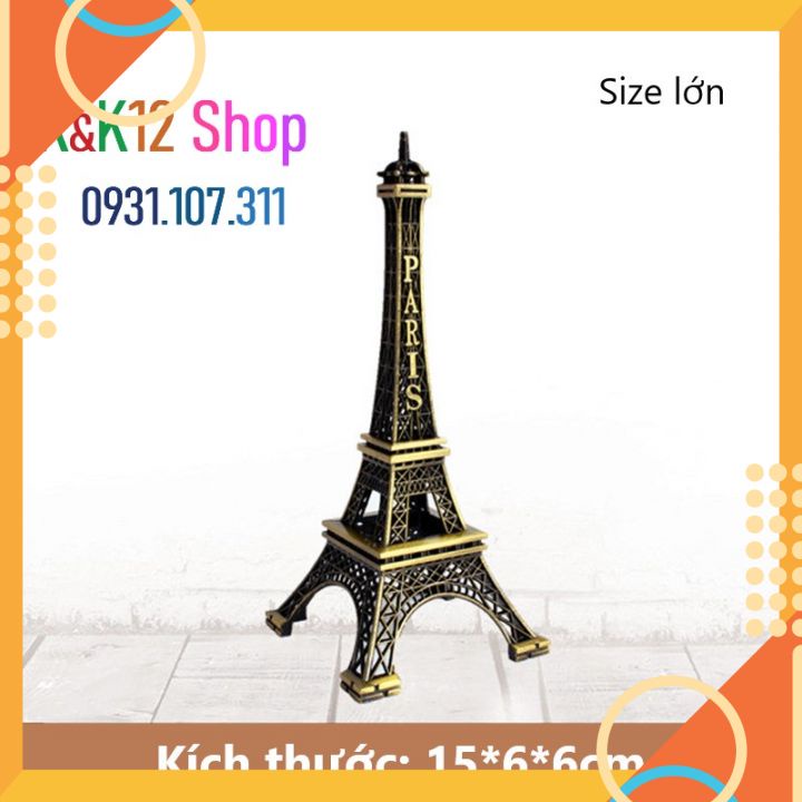 Tháp Eiffel mô hình dùng trang trí để bàn. Bộ sưu tập đồ chơi độc đáo. Đồ chơi thủ công mỹ nghệ. Quà tặng ý nghĩa.