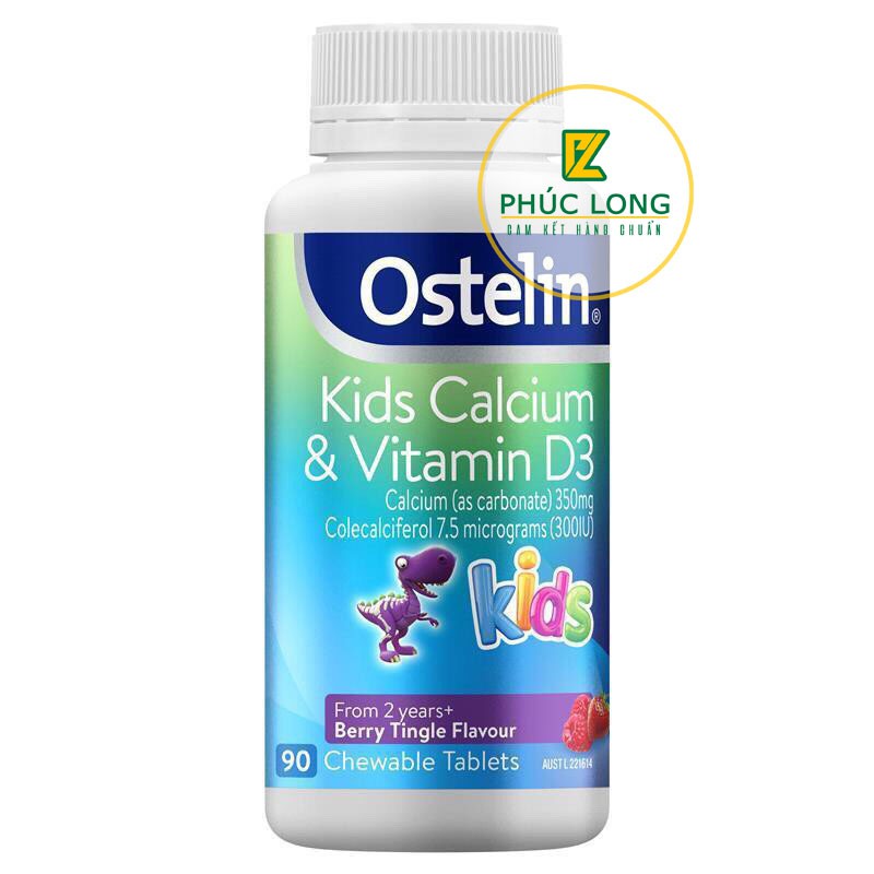 Canxi Ostelin Khủng Long Cho Bé 90 viên (úc) date xa