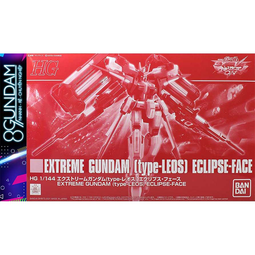 Mô Hình Lắp Ráp HG UC Extreme Gundam type LEOS Eclipse Phase (tặng kèm base)