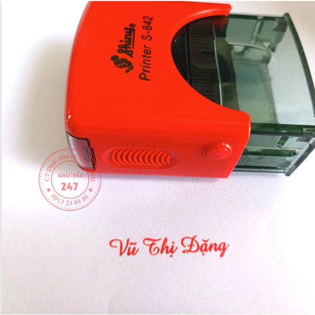 Con Dấu Tên Shiny S842 Và Shiny S308