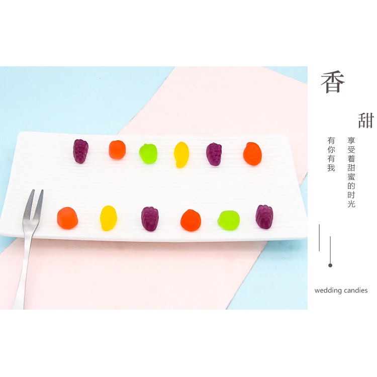 [ Siêu Kute ] Combo 1000gr Kẹo dẻo chip chip hương trái cây đóng gói các hình ngộ nghĩnh dễ thương