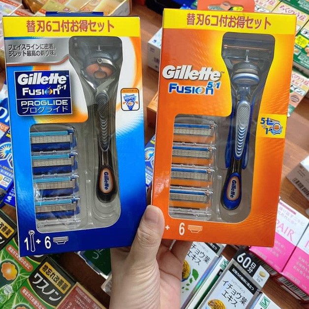 Dao cạo râu Gillette Fusion 5 lưỡi của Nhật Bản