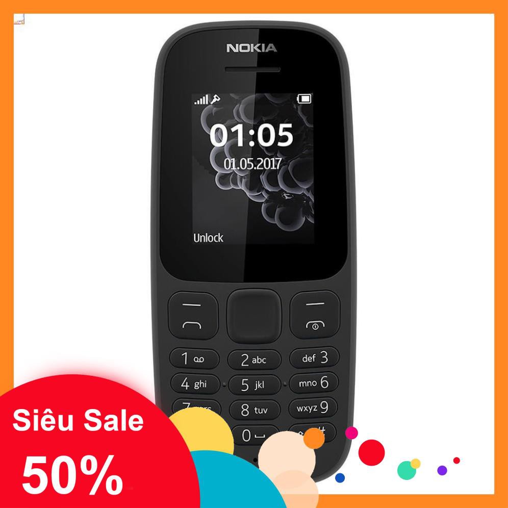 -Điện thoại Nokia 105 - Single Sim.