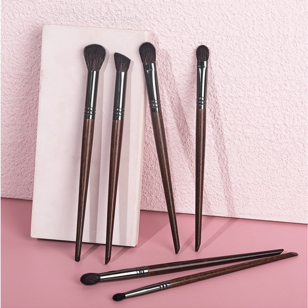 Set 6 cọ trang điểm mắt OVW XQ7810111219 chất liệu lông dê chuyên nghiệp